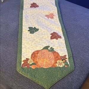 Harvest Pumpkin Table Runner